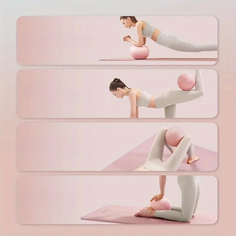 Women Gym Yoga Fitness Ball Thickening Type Anti-explosion Diameter 25 cm Pilates Workout Mini Ball Sculpting Legs And Hips