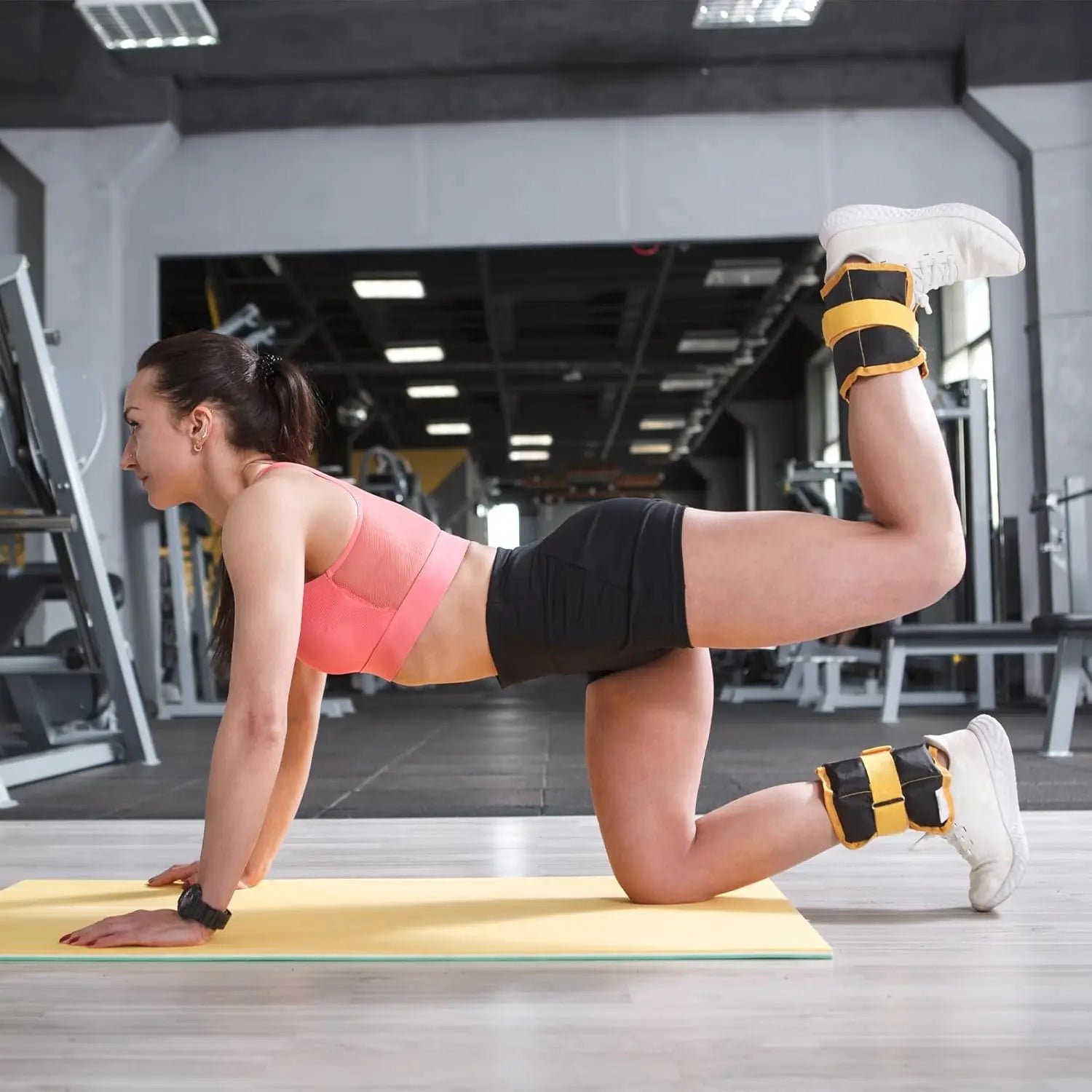 2pcs 0.25/0.5/0.75/1/2kg Wrist Ankle Sandbags Portable Fitness Training Weight Sandbag For Yoga Dancing Running Body Shaping