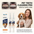 2pcs Pet Teeth Cleaning Pen for Dogs Cats Plaque Remover Fresh Breath Dental Care Kit Oral Hygiene Portable Brush Easy to Use