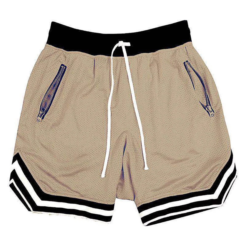 Men's Sports Basketball Shorts Mesh Quick Dry Gym Shorts Summer Casual Running Fitness Loose Training Short Pants Male