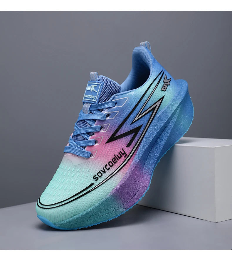 Running Shoes Men's Sneakers Trend Walking Speciality Carbon Board Marathon Sports Male Athletic Nonskid Lightweight For Women