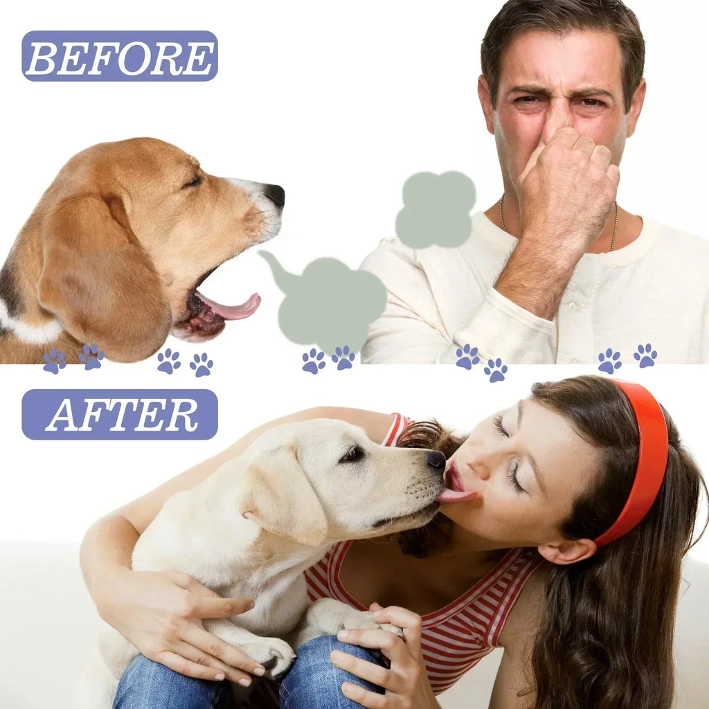50mlPet Oral Cleanse Spray Dogs Cats Teeth Clean Deodorant Prevent Calculus Remove Kitten Bad Breath Pet Supplies Freshen Breath