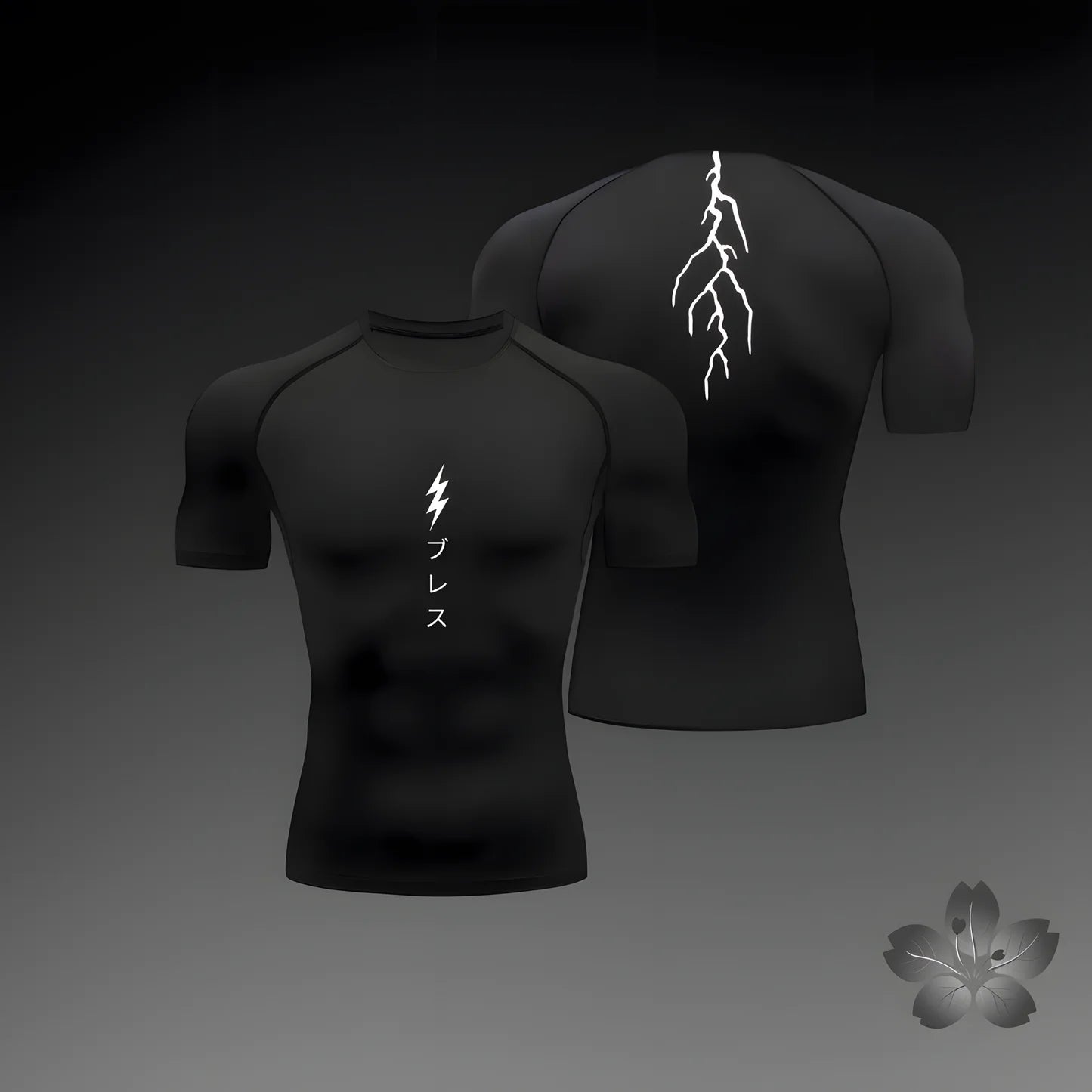 Men's compression shirt, fitness exercise, running, tight fitting gym T-shirt, sports and fitness top T-shirt, summer