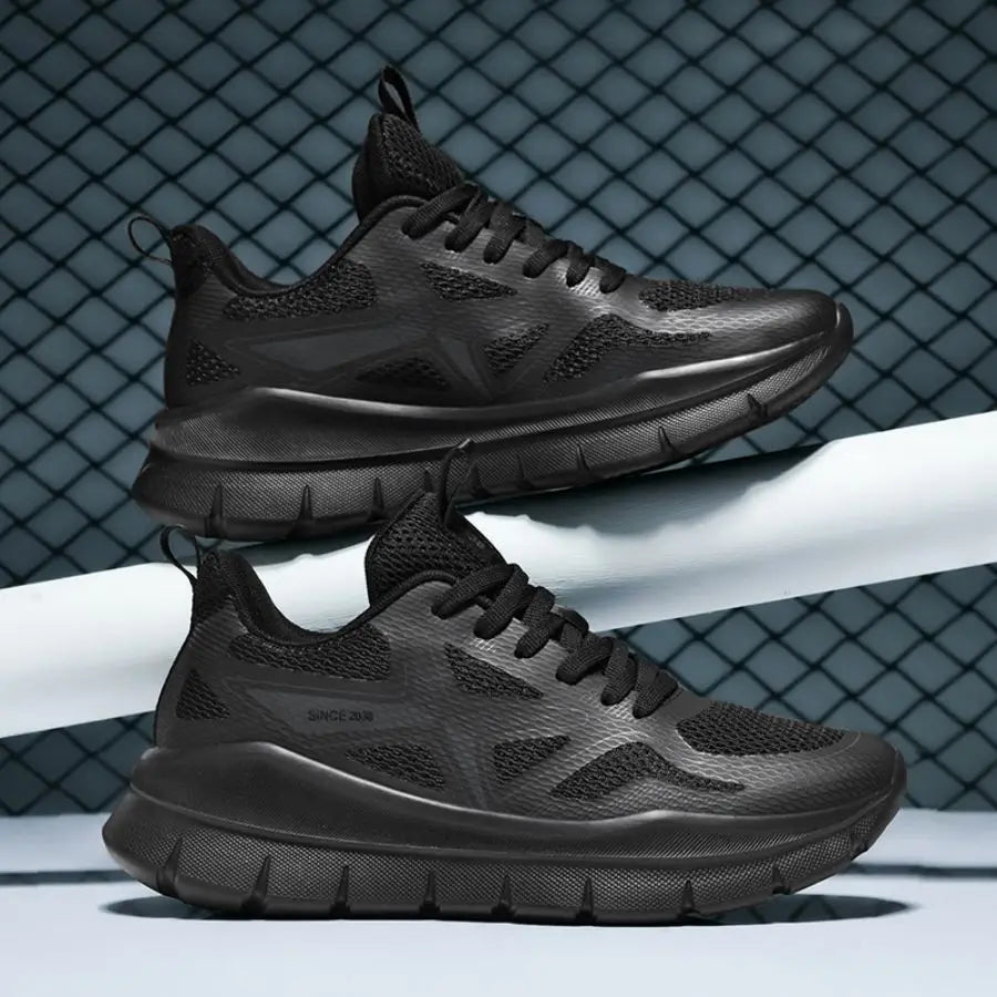Men's Low-Top Sports Shoes Breathable Lightweight Comfortable Wear-Resistant Thick Bottom Versatile Fashionable Heightening Shoe