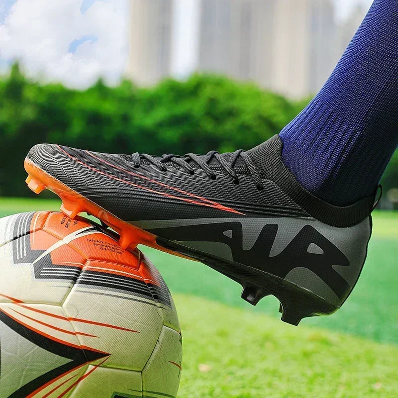 Men Football Boots Training Sport Soccer Shoes Non-Slip Ultralight Grass Unisex Outdoor Sports Shoes Breathable Drop Shipping