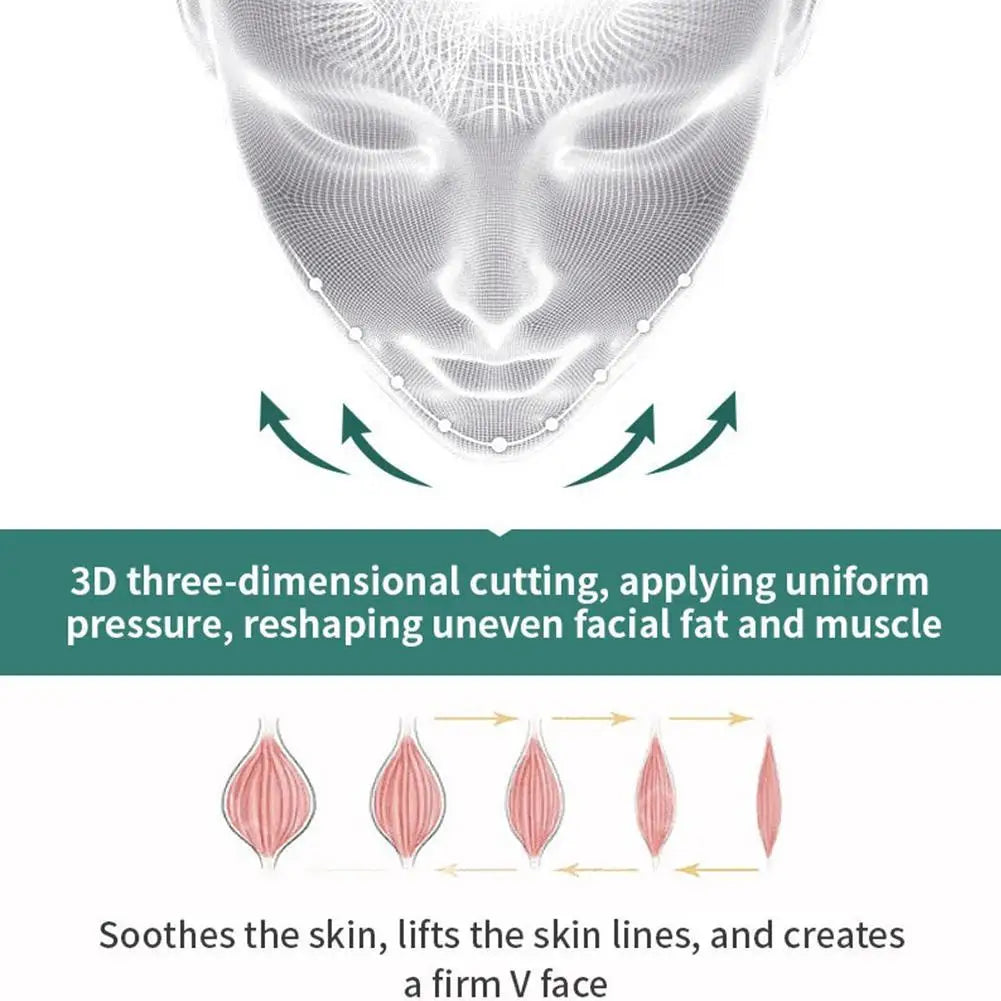 3D Reusable Face Lifting Mask Breathable Beauty Women Anti Wrinkle Face Sleeping Slimming Full Lift V Mask Bandage Shaper