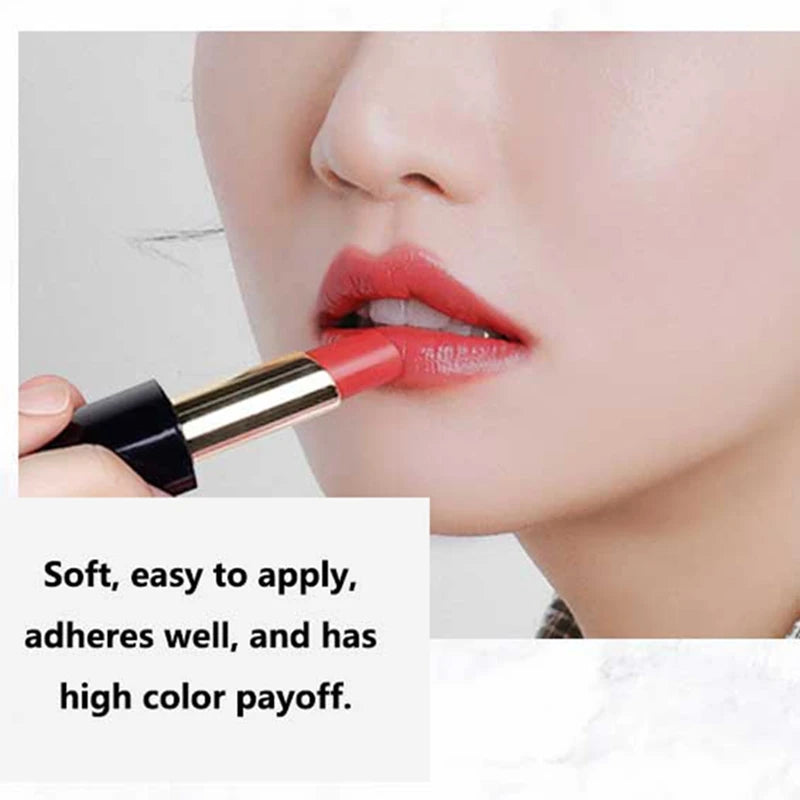 5 color Waterproof Non-stick Cup Round Tube Moisturizing easy to color Lip Gloss Lipstick Long-lasting Lip Lipstick Cosmetics