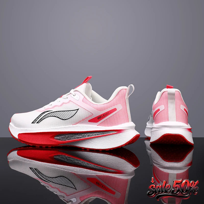 Sports Shoes for Men Air Cushion Jogging Shoes Running Shoes Carbon Board Marathon Breathable Lightweight Women Nonskid Sneakers