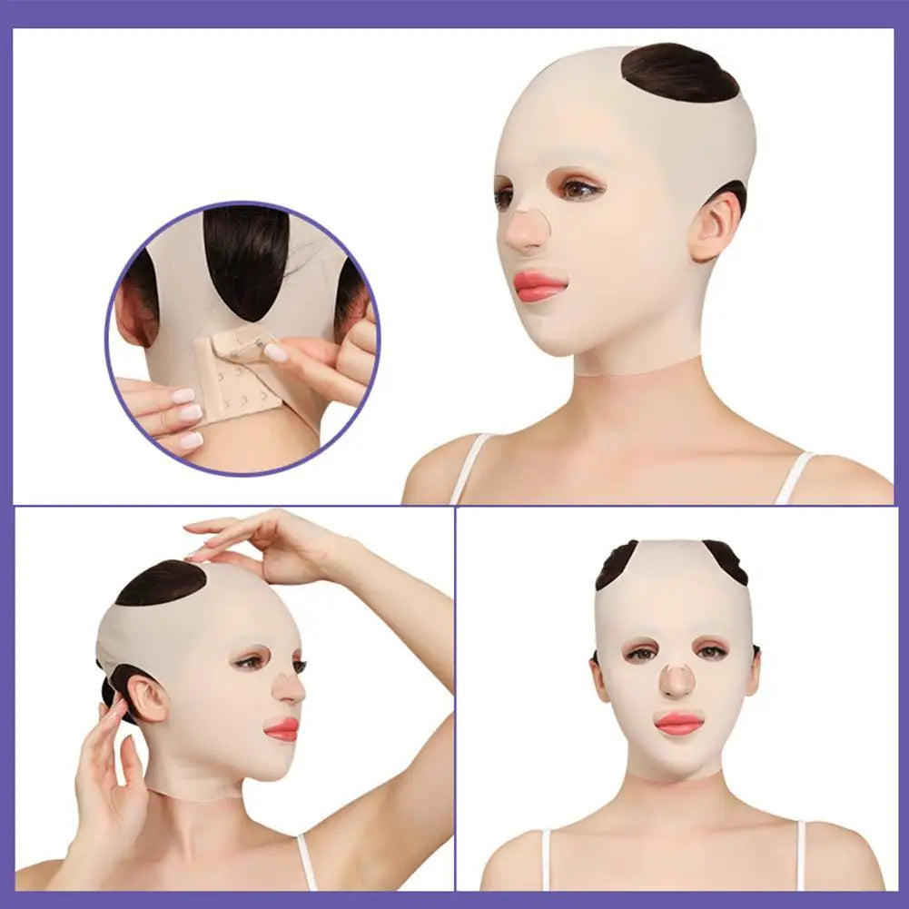 3D Reusable Face Lifting Mask Breathable Beauty Women Anti Wrinkle Face Sleeping Slimming Full Lift V Mask Bandage Shaper