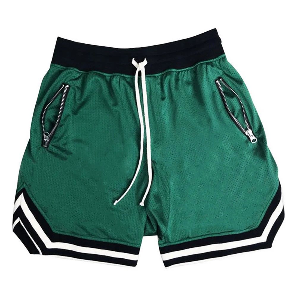 Men's Sports Basketball Shorts Mesh Quick Dry Gym Shorts Summer Casual Running Fitness Loose Training Short Pants Male
