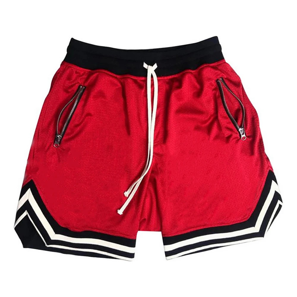 Men's Sports Basketball Shorts Mesh Quick Dry Gym Shorts Summer Casual Running Fitness Loose Training Short Pants Male