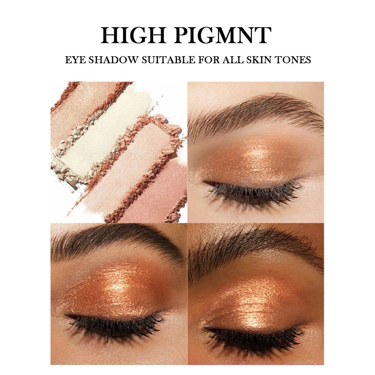 18-color eyeshadow palette, earth tone, European and American eyeshadow, matte and shimmer, versatile makeup