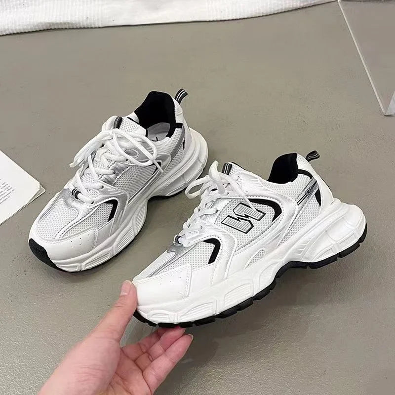 Women's casual classic sports shoes 2025 fashion heightening outdoor non-slip sports shoes luxury brand women's casual shoes
