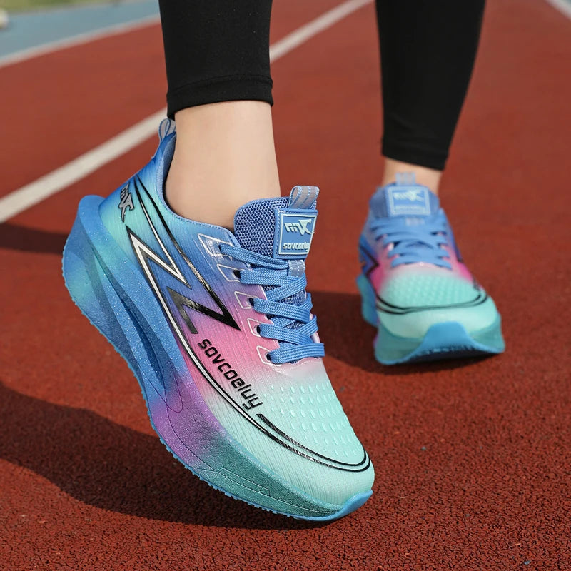 Running Shoes Men's Sneakers Trend Walking Speciality Carbon Board Marathon Sports Male Athletic Nonskid Lightweight For Women
