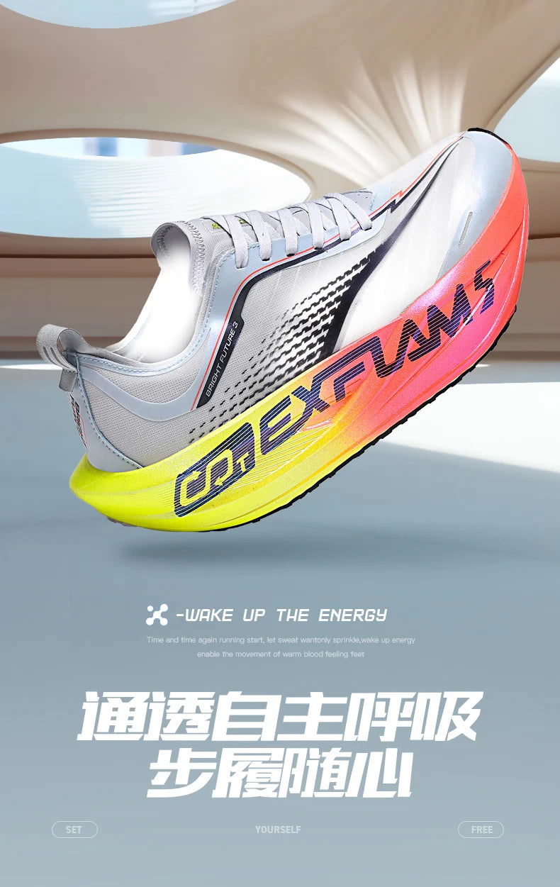 Running Shoes Men Carbon Plate Speciality Marathon Sports Breathable Lightweight Women's Comfortable Nonskid Leisure Sneakers