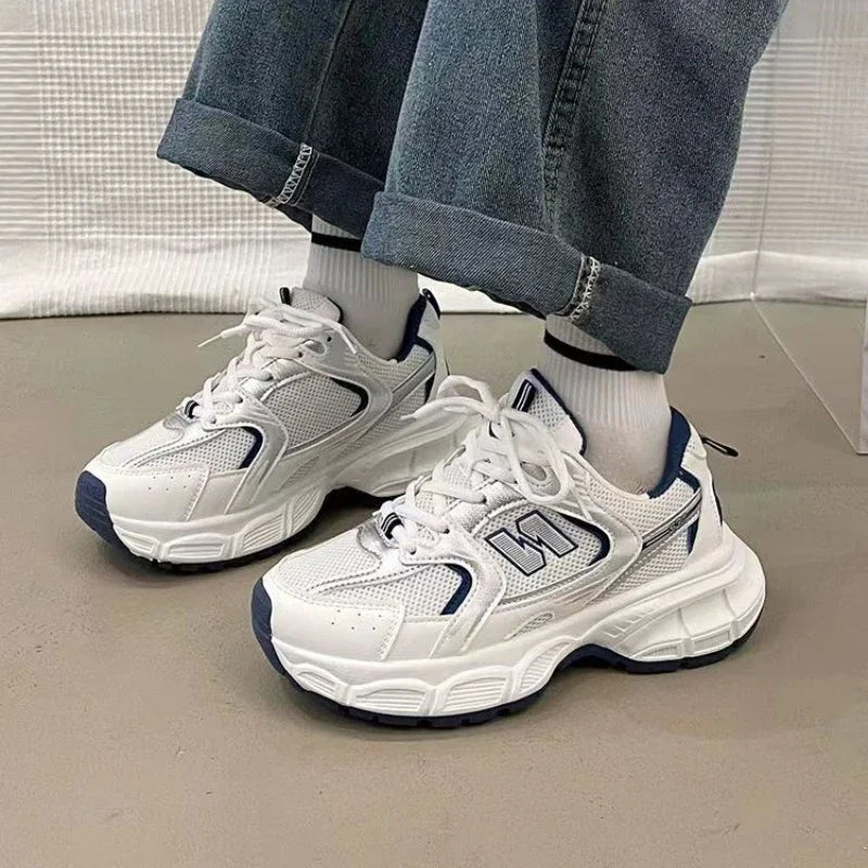 Women's casual classic sports shoes 2025 fashion heightening outdoor non-slip sports shoes luxury brand women's casual shoes
