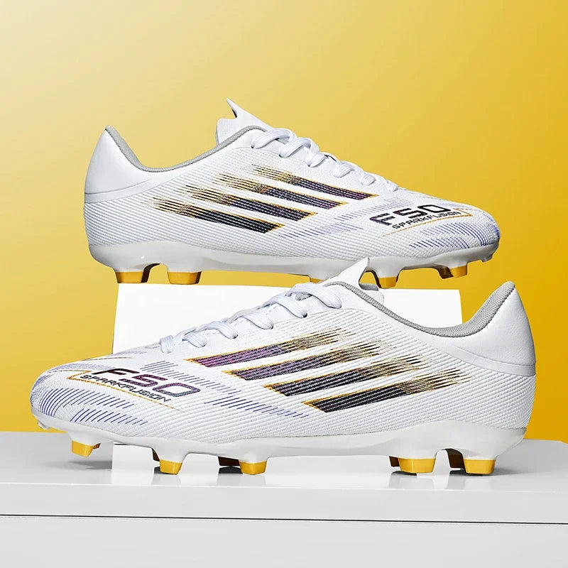 New Men Football Boots Professional Comfortable Sports Shoes Soccer Shoes Boys Sneakers Match Ankle Non-Slip TF/FG Unisex