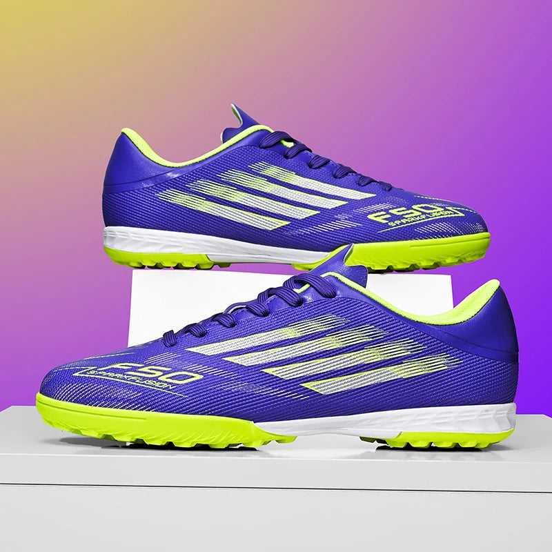 New Men Football Boots Professional Comfortable Sports Shoes Soccer Shoes Boys Sneakers Match Ankle Non-Slip TF/FG Unisex