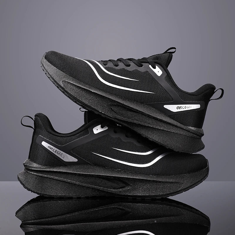 Sports Shoes for Men Air Cushion Jogging Shoes Running Shoes Carbon Board Marathon Breathable Lightweight Women Nonskid Sneakers