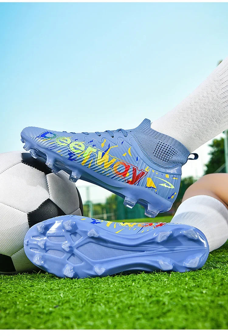 Wholesale Soccer Shoes for Men & Women, Long & Turf Studs Training Footwear for Students on Grass Fields
