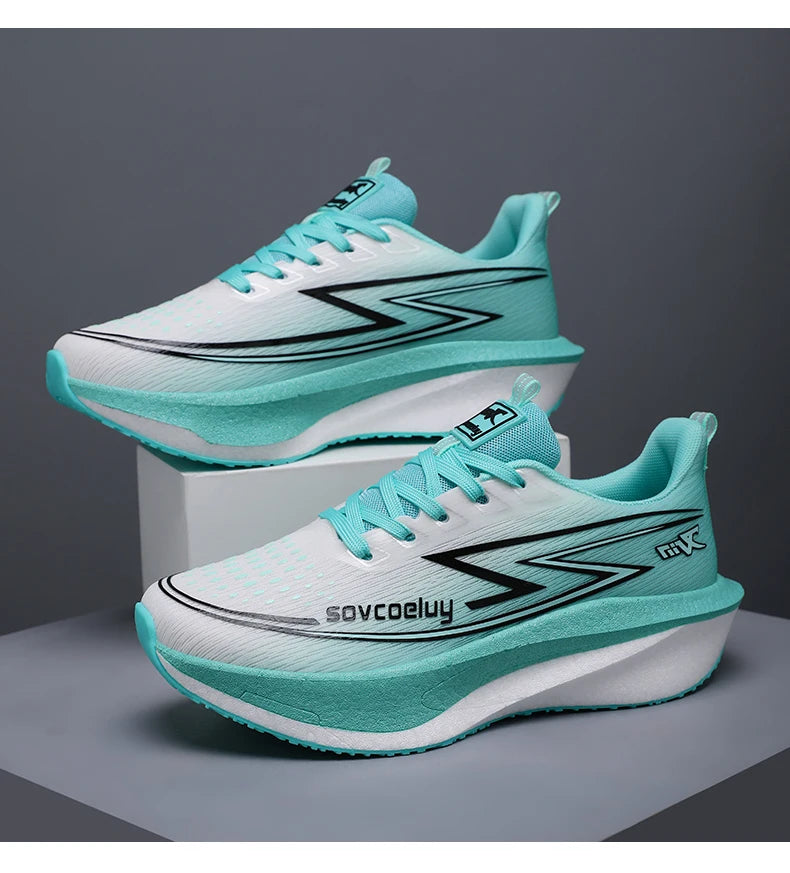 Running Shoes Men's Sneakers Trend Walking Speciality Carbon Board Marathon Sports Male Athletic Nonskid Lightweight For Women