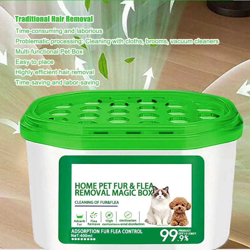 Pet Hair & Dust Remover Box Dehumidifying Air Purifier Reusable Indoor Cleaner for Home Office Bedroom Nursery Kitchen Hotel