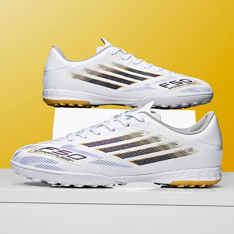 New Men Football Boots Professional Comfortable Sports Shoes Soccer Shoes Boys Sneakers Match Ankle Non-Slip TF/FG Unisex