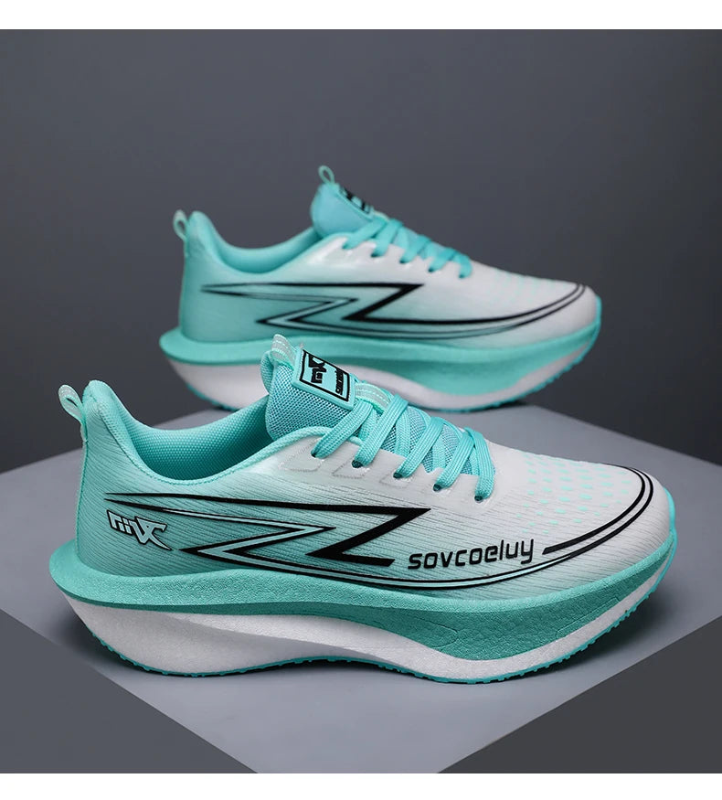 Running Shoes Men's Sneakers Trend Walking Speciality Carbon Board Marathon Sports Male Athletic Nonskid Lightweight For Women