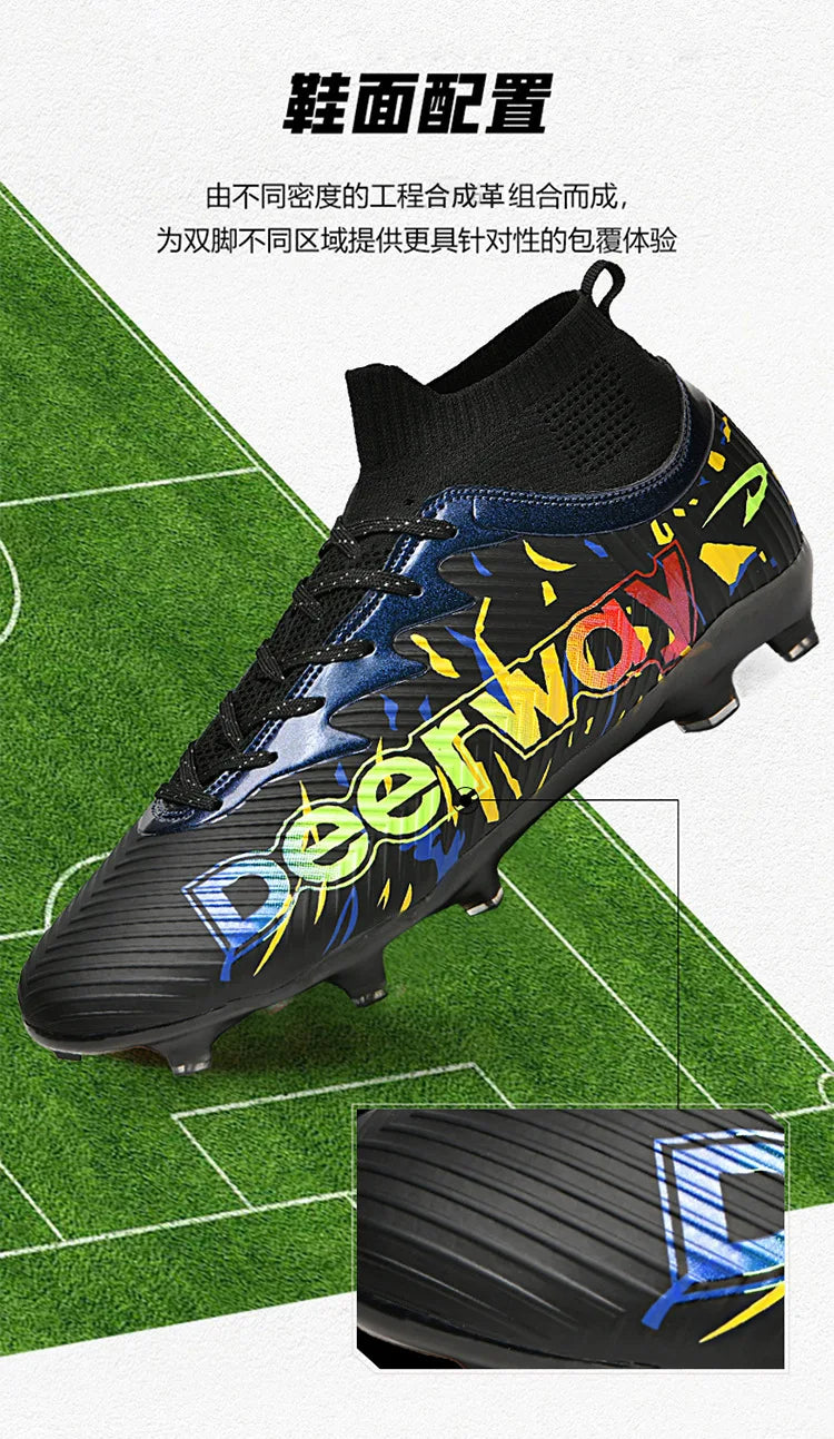 Wholesale Soccer Shoes for Men & Women, Long & Turf Studs Training Footwear for Students on Grass Fields