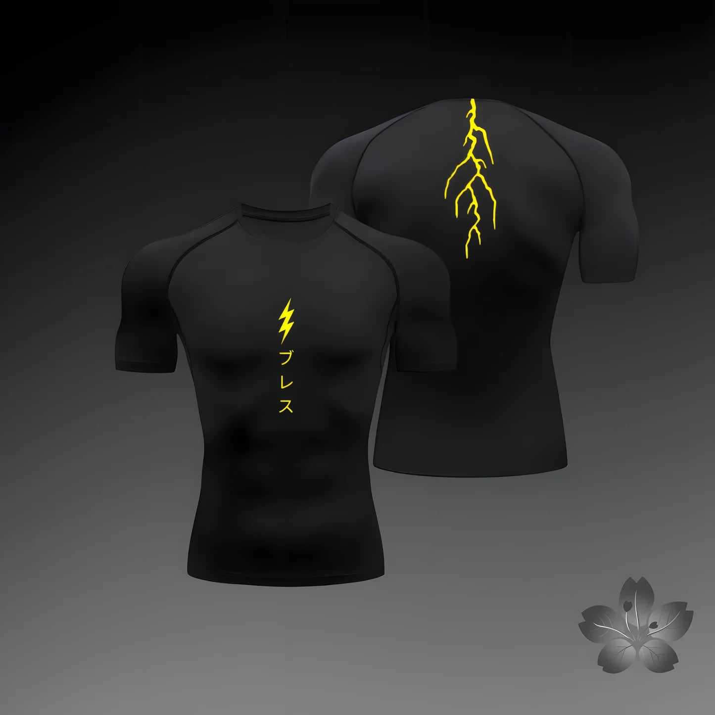Men's compression shirt, fitness exercise, running, tight fitting gym T-shirt, sports and fitness top T-shirt, summer