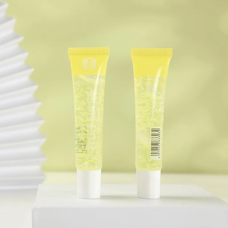 6Pcs Fruity Flavor Watery Glossy Lip Gloss Set Clear Lip Gel Hydrating Moisturizing Lip Gloss Women Lips Makeup Wholesale