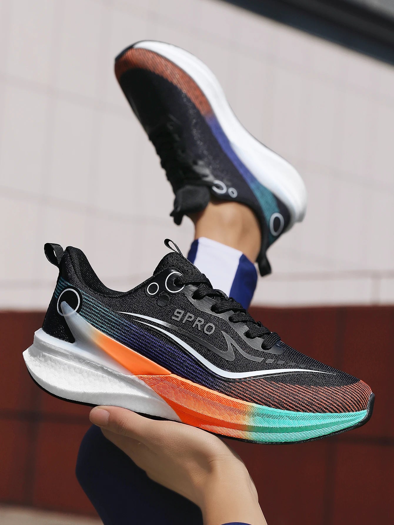 Sports Men Running Shoes Carbon Board Speciality Marathon Breathable Lightweight Women's Comfortable Nonskid Casual Sneakers New