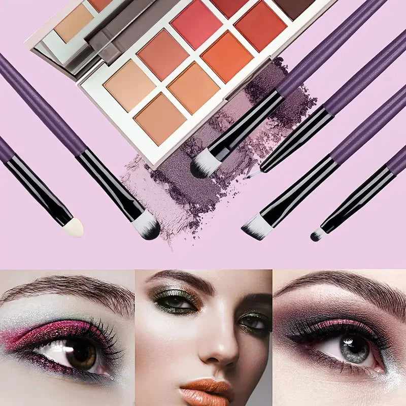 20Pcs Eye Makeup Brushes Set Detail Eyeshadow Brush Makeup Brush White Ultra Soft Eyeshadow Eyeliner Blending Makeup Tool