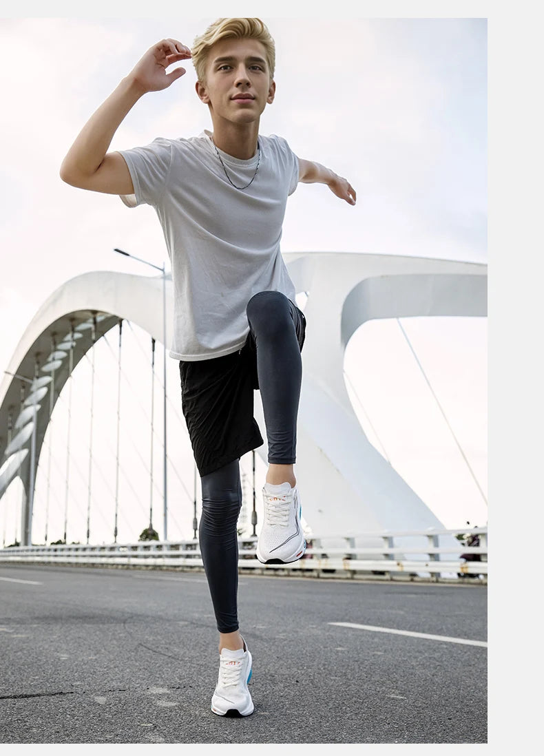 New Sports Shoes for Men Women Running Sneakers Carbon Plate Male Marathon Racing Shock-absorbing Athletics Sport Training Shoes