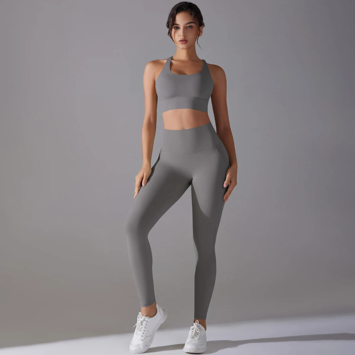 Yoga Suit for Women Sexy  Bra Leggings Set Hip Lifting Sports Fitness Bras and Leggings Tank Top Breathable Set Yoga Sportswear