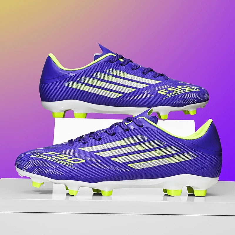 New Men Football Boots Professional Comfortable Sports Shoes Soccer Shoes Boys Sneakers Match Ankle Non-Slip TF/FG Unisex
