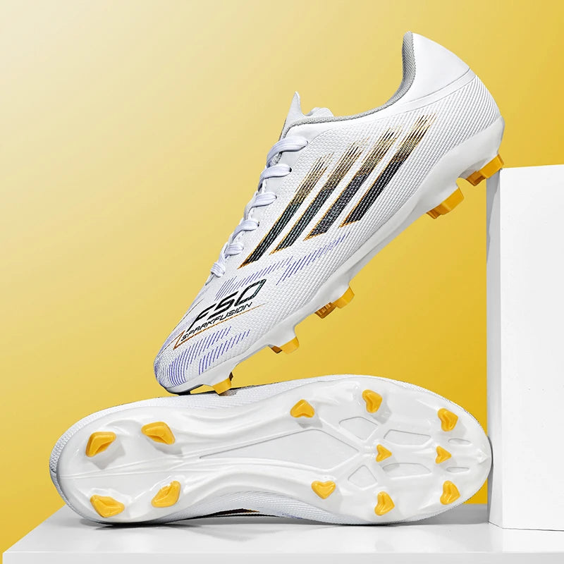 New Men Football Boots Professional Comfortable Sports Shoes Soccer Shoes Boys Sneakers Match Ankle Non-Slip TF/FG Unisex