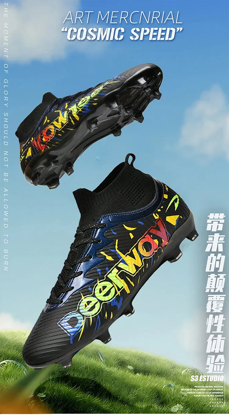 Wholesale Soccer Shoes for Men & Women, Long & Turf Studs Training Footwear for Students on Grass Fields