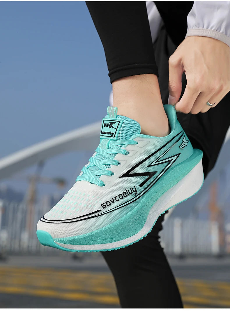 Running Shoes Men's Sneakers Trend Walking Speciality Carbon Board Marathon Sports Male Athletic Nonskid Lightweight For Women