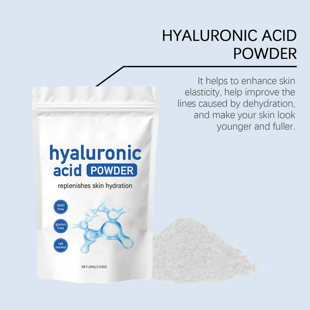 Hyaluronic Acid Facial Mask Powder Moisturize Firming Increase Skin Elasticity Repairing Keratin Brightening Facial Apply Mask