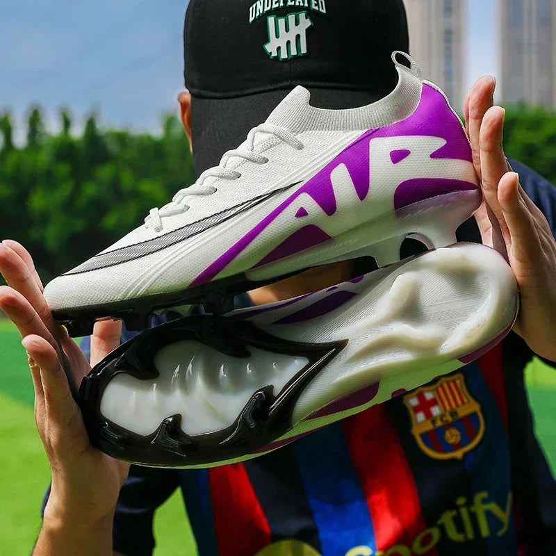Men Football Boots Training Sport Soccer Shoes Non-Slip Ultralight Grass Unisex Outdoor Sports Shoes Breathable Drop Shipping