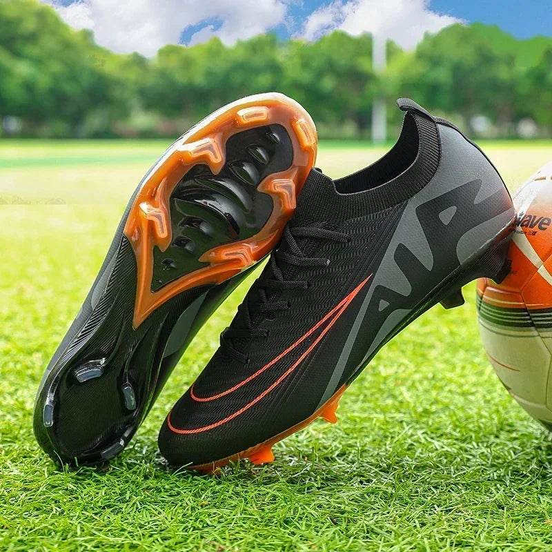 Men Football Boots Training Sport Soccer Shoes Non-Slip Ultralight Grass Unisex Outdoor Sports Shoes Breathable Drop Shipping