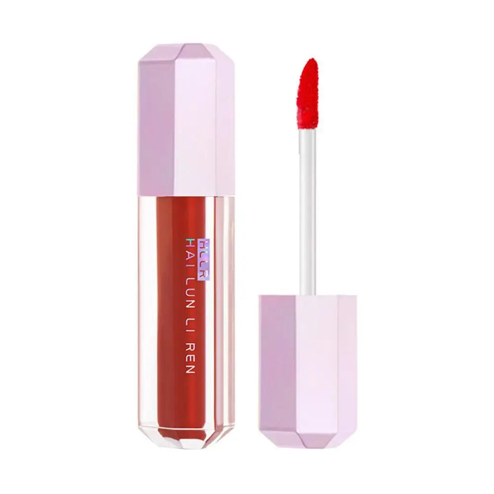 Candied Cherry Blossoms Pink Lip Glaze Velvet Matte Non-fading Lip Cream Mud Waterproof Lip Gloss Women Makeup