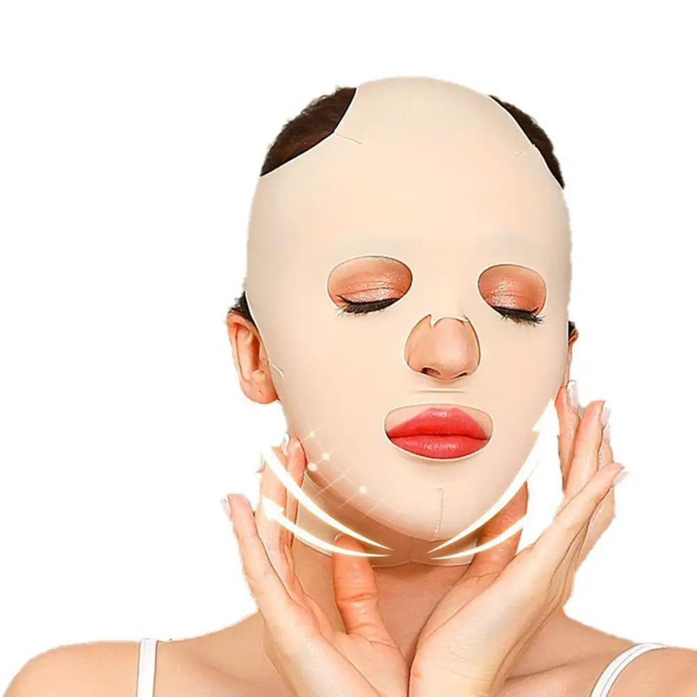 3D Reusable Face Lifting Mask Breathable Beauty Women Anti Wrinkle Face Sleeping Slimming Full Lift V Mask Bandage Shaper