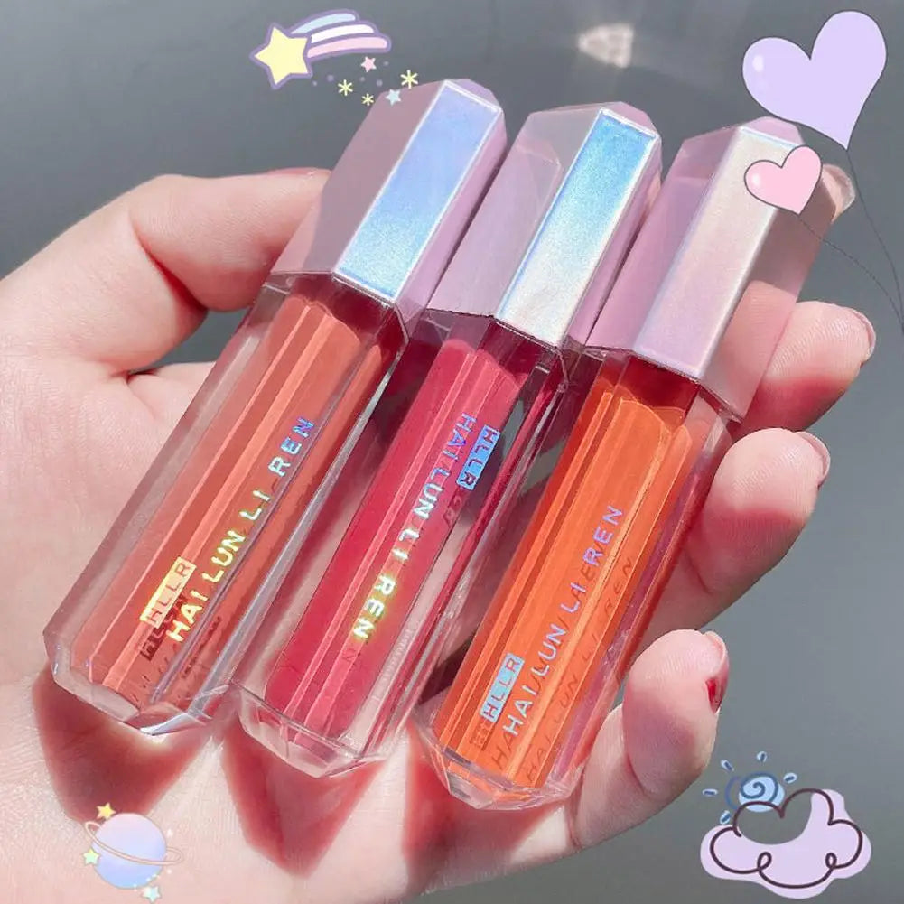 Candied Cherry Blossoms Pink Lip Glaze Velvet Matte Non-fading Lip Cream Mud Waterproof Lip Gloss Women Makeup