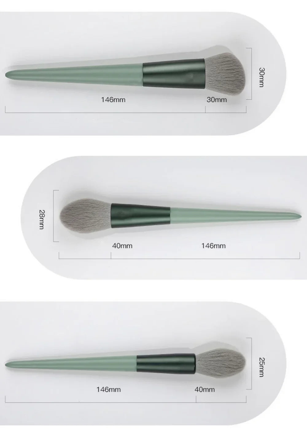 13 PCS Makeup Brushes Set Eye Shadow Foundation Women Cosmetic Brush Eyeshadow Blush Beauty Soft Make Up Tools Bag