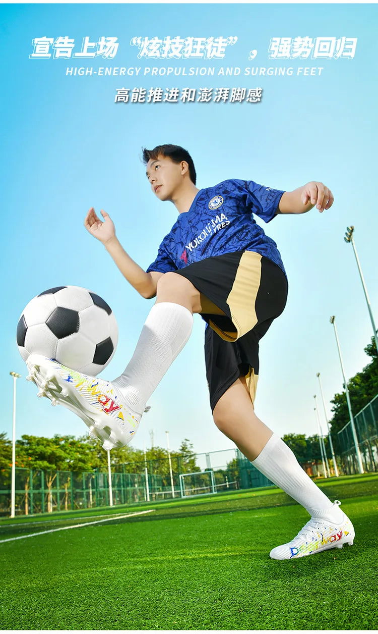 Wholesale Soccer Shoes for Men & Women, Long & Turf Studs Training Footwear for Students on Grass Fields