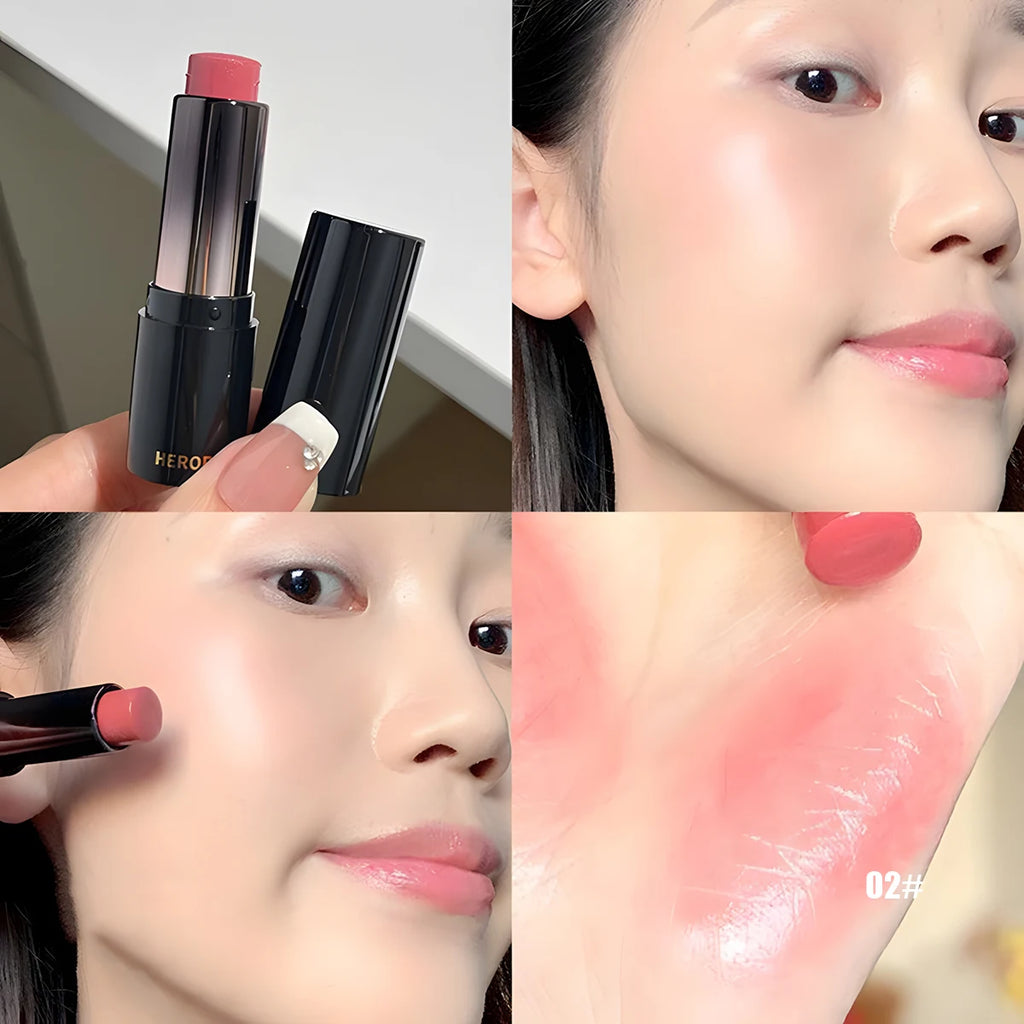 Lipstick red brown lipstick waterproof moisturizing mirror lipstick lip gloss natural long-lasting makeup Valentine's Day gift
