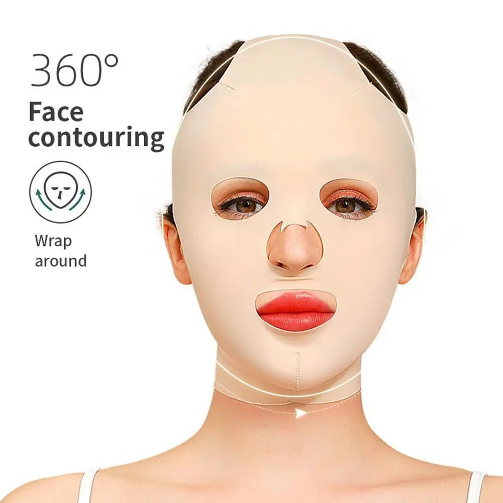 3D Reusable Face Lifting Mask Breathable Beauty Women Anti Wrinkle Face Sleeping Slimming Full Lift V Mask Bandage Shaper