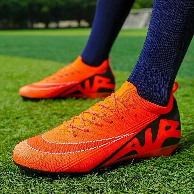 Men Football Boots Training Sport Soccer Shoes Non-Slip Ultralight Grass Unisex Outdoor Sports Shoes Breathable Drop Shipping